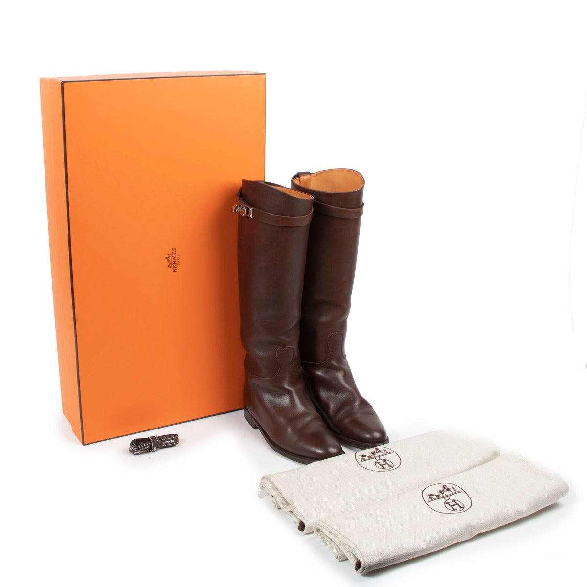 Hermès Brown Jumping Boots