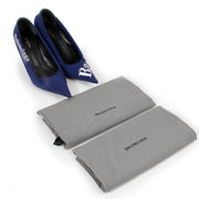 Balenciaga Blue Campaign Knife Pumps