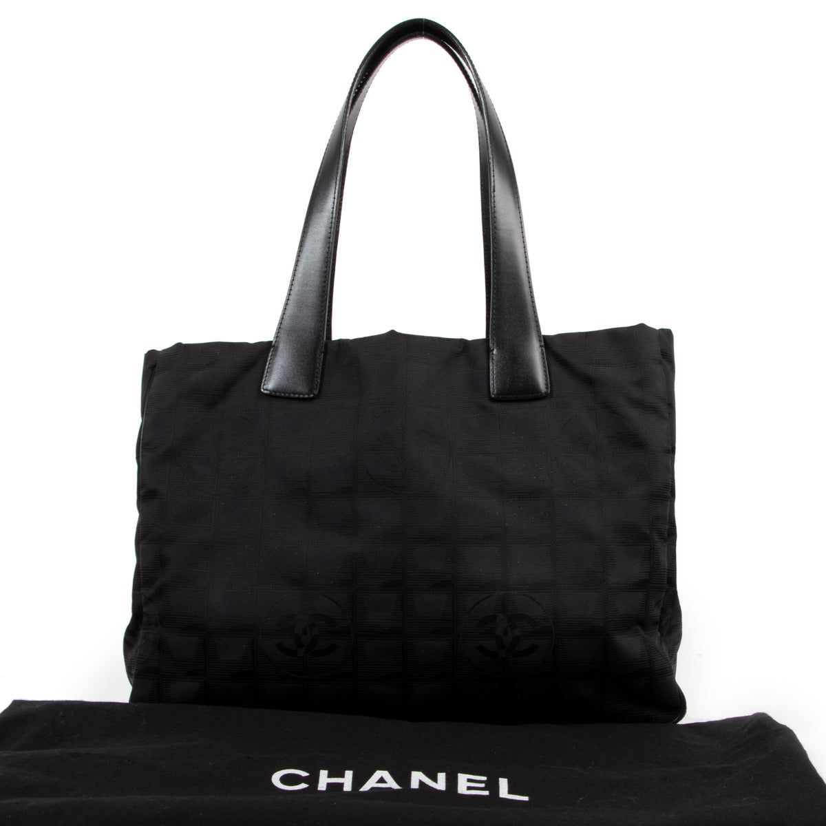 Chanel Black Nylon Shoulder Bag Chanel Black Nylon Shoulder Bag