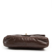 Chanel Brown Lambskin Leather Flap bag