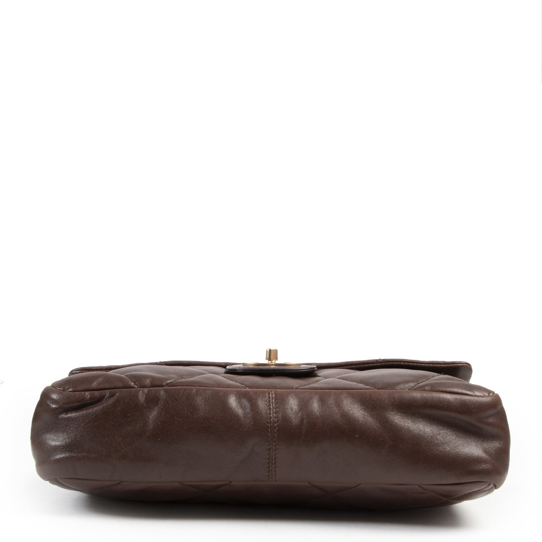 Chanel Brown Lambskin Leather Flap bag