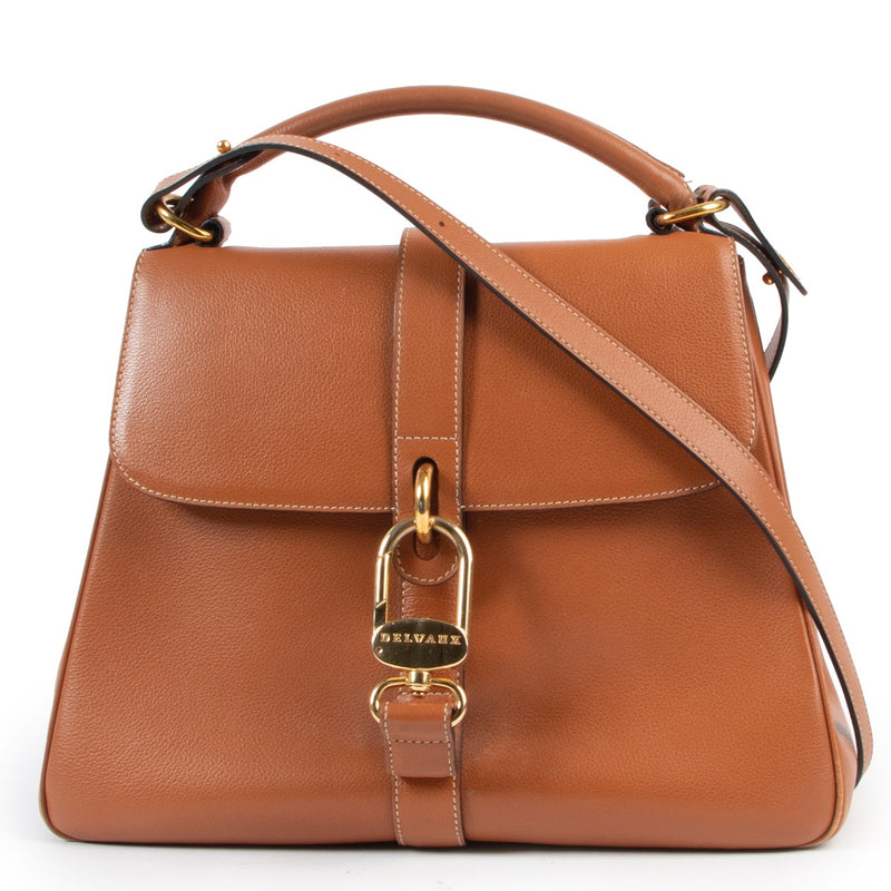 Delvaux Cognac Gin Fizz Handbag secondant for the best price