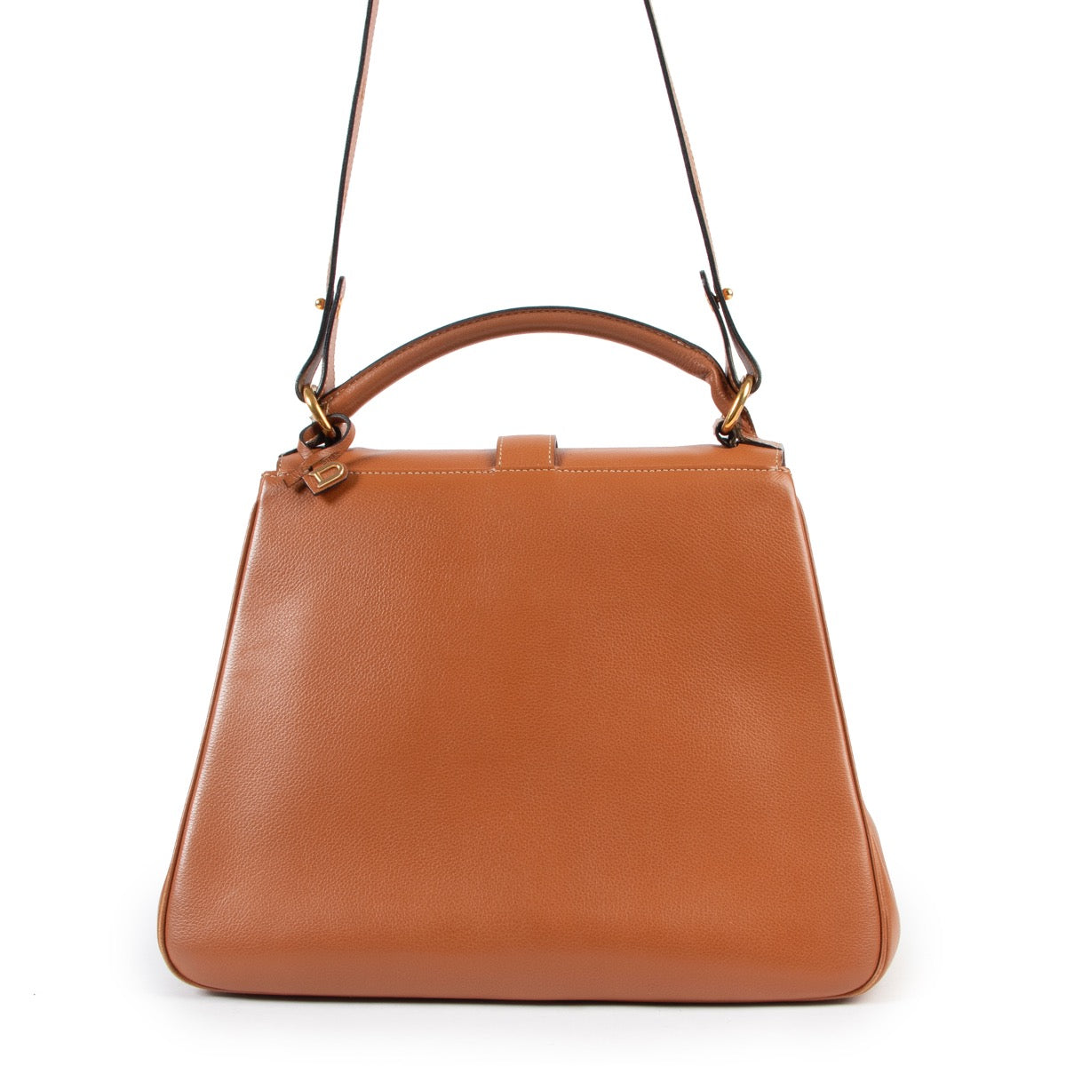 buy authentic vintage Delvaux Cognac Gin Fizz Handbag at Labellov for the best price