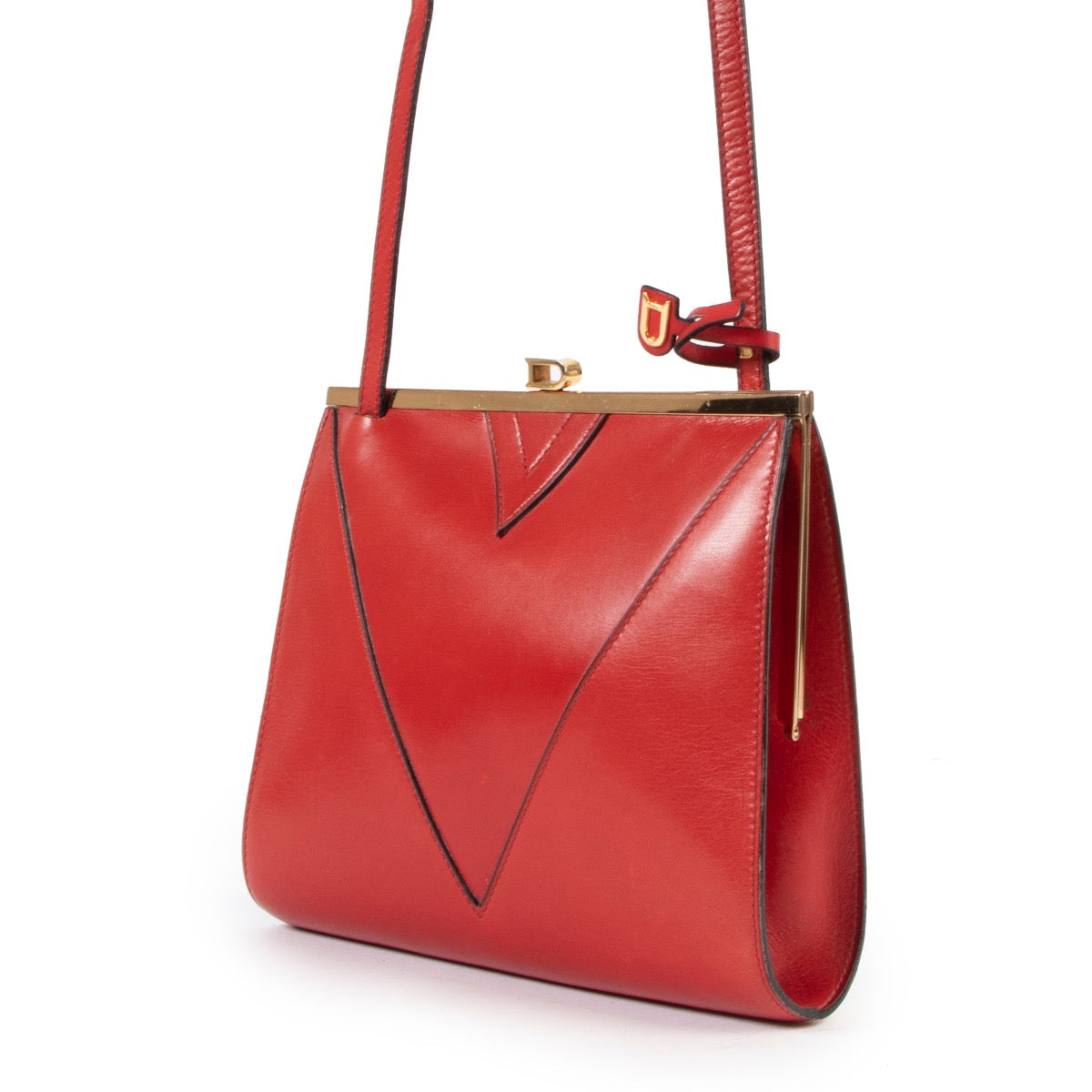 shop online your secondhand Delvaux Red Crossbody