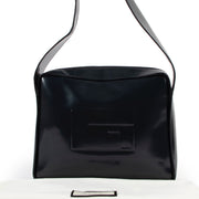 Authentic second hand Gucci 0013032 Vintage Petrol Polished Leather Shoulder Bag at Labellov in Antwerp, in very good condition.