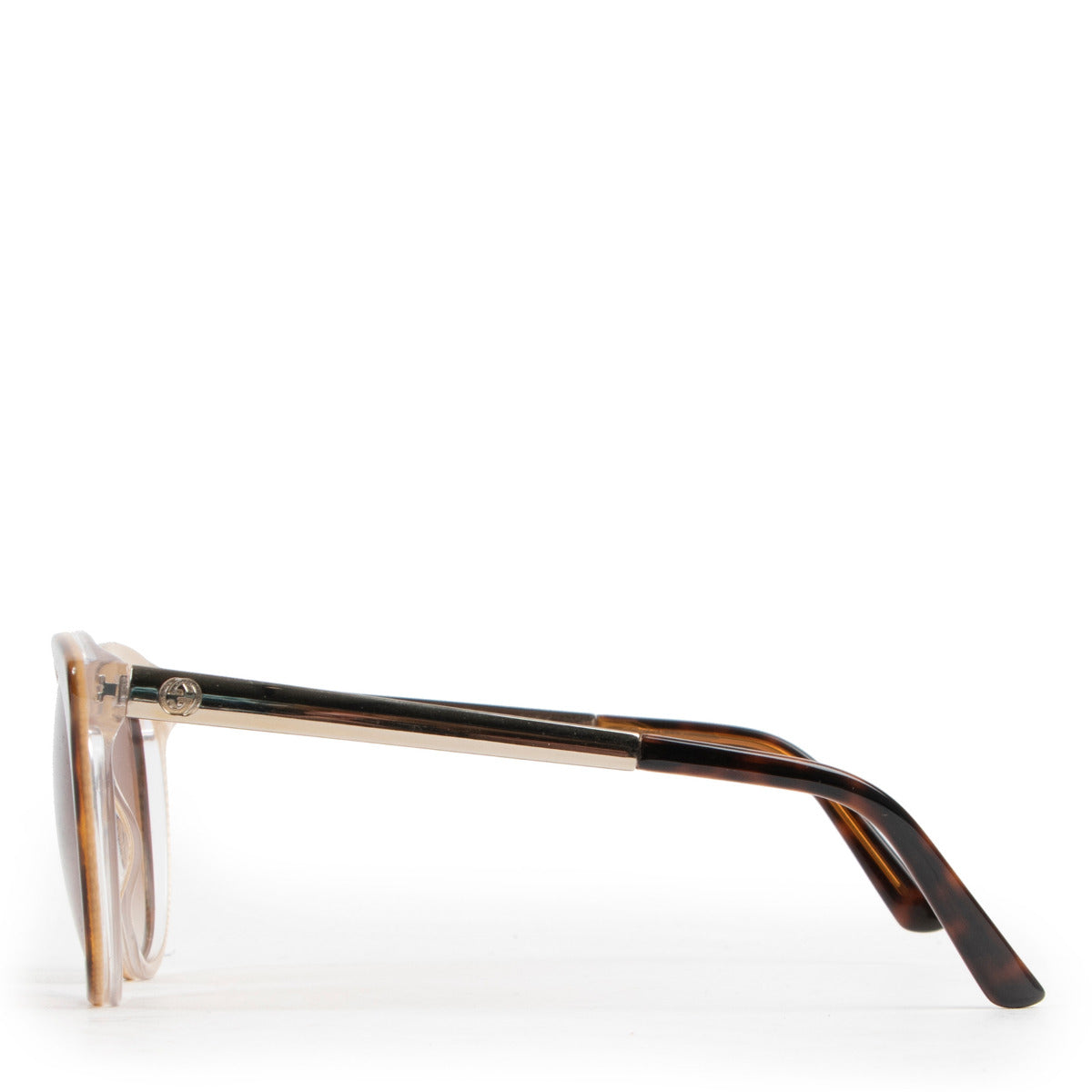 Gucci Tortoise Bruine Zonnebril