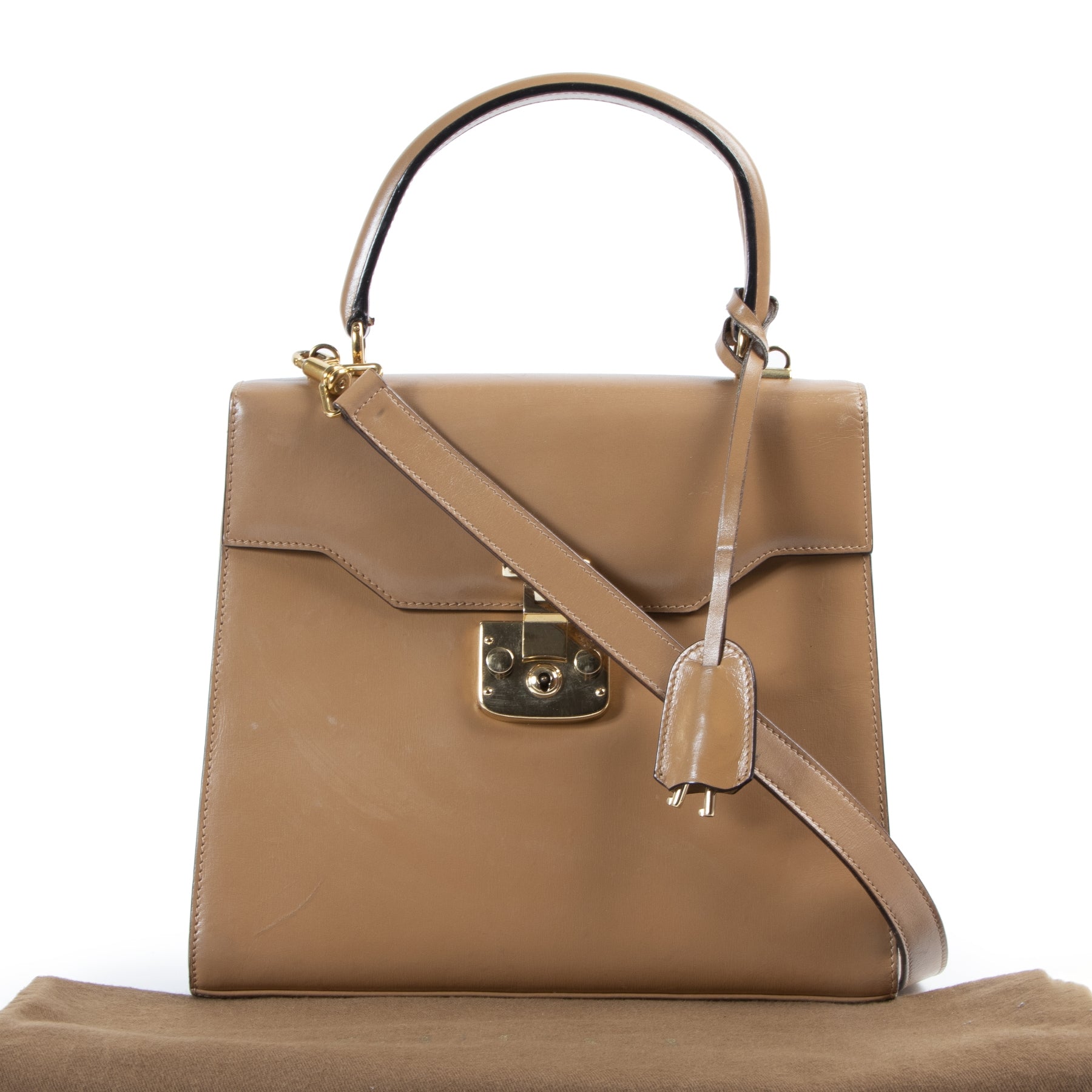Gucci Brown Top Handle Bag