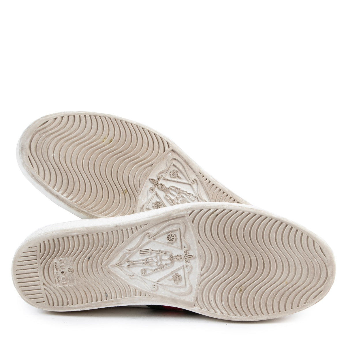 Gucci White Ace Embroidered Sneaker - size 37
