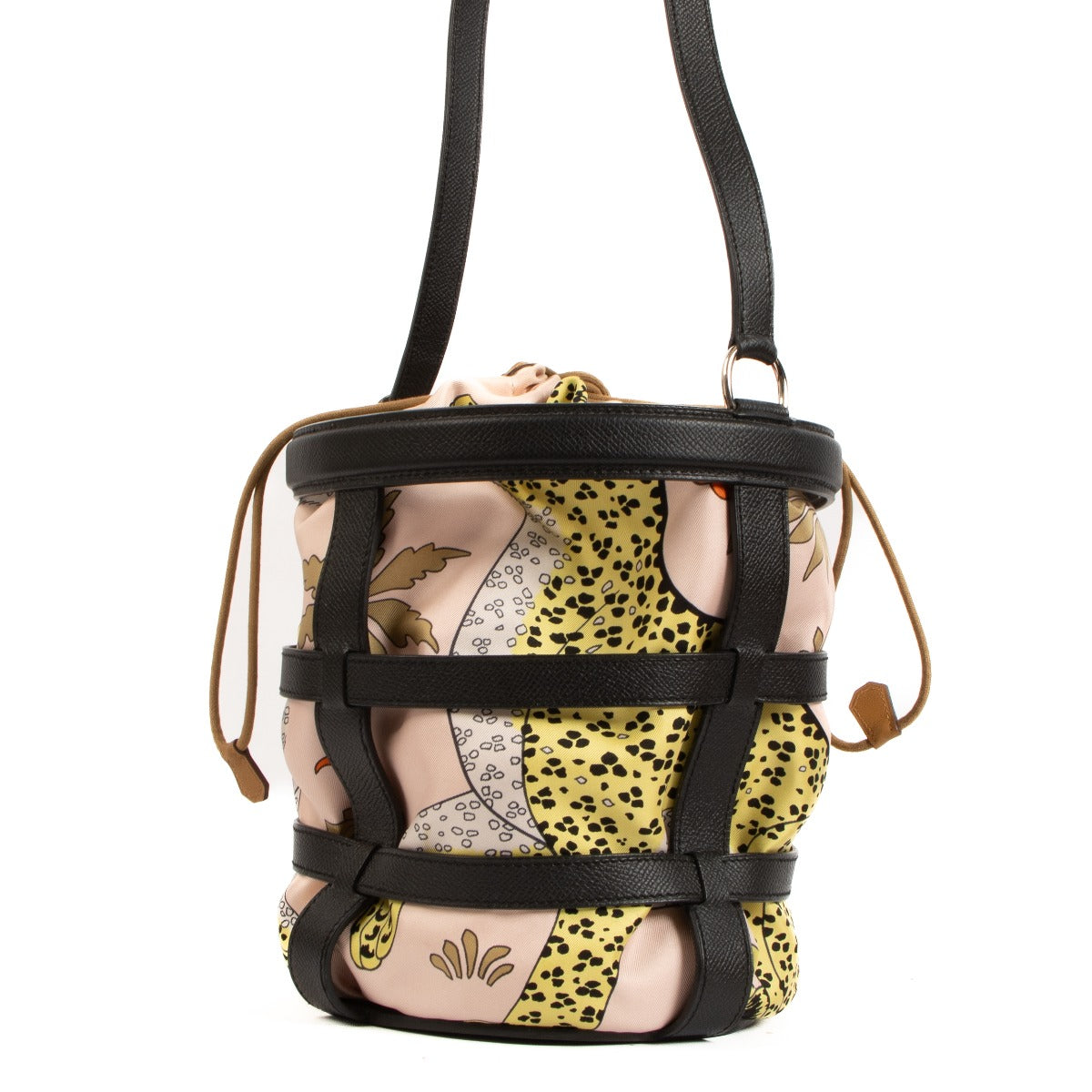 Hermès Musardine Black Epsom Bucket Bag