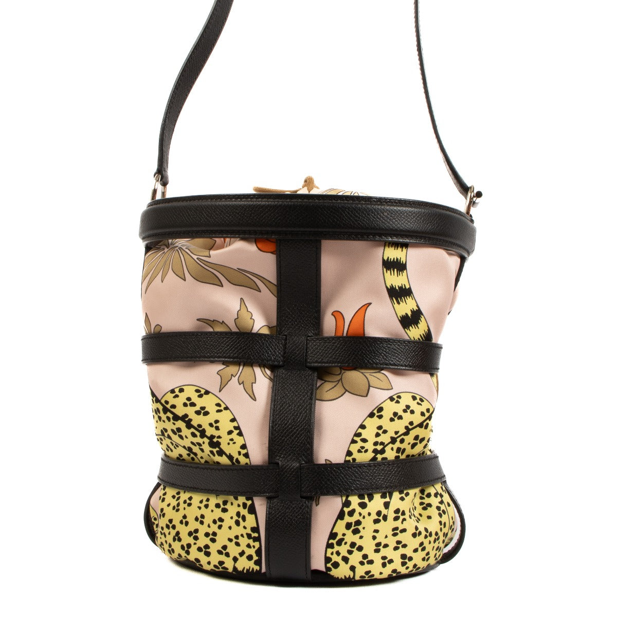 Hermès Musardine Black Epsom Bucket Bag