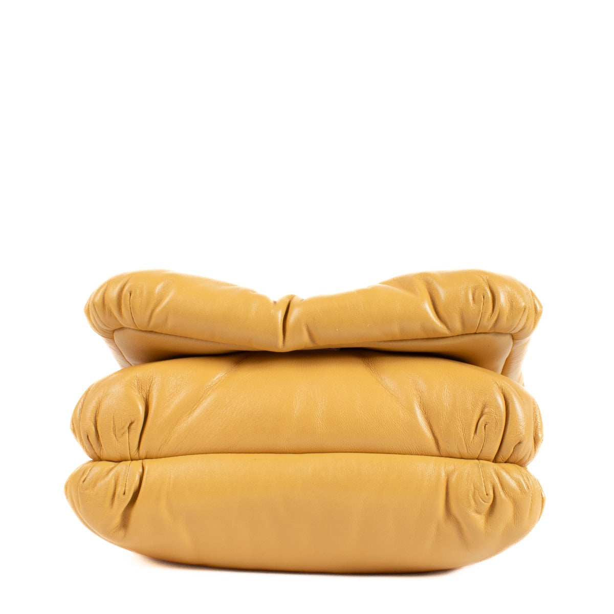 Loewe Camel Shiny Nappa Lamsleren Puffer Goya Tas