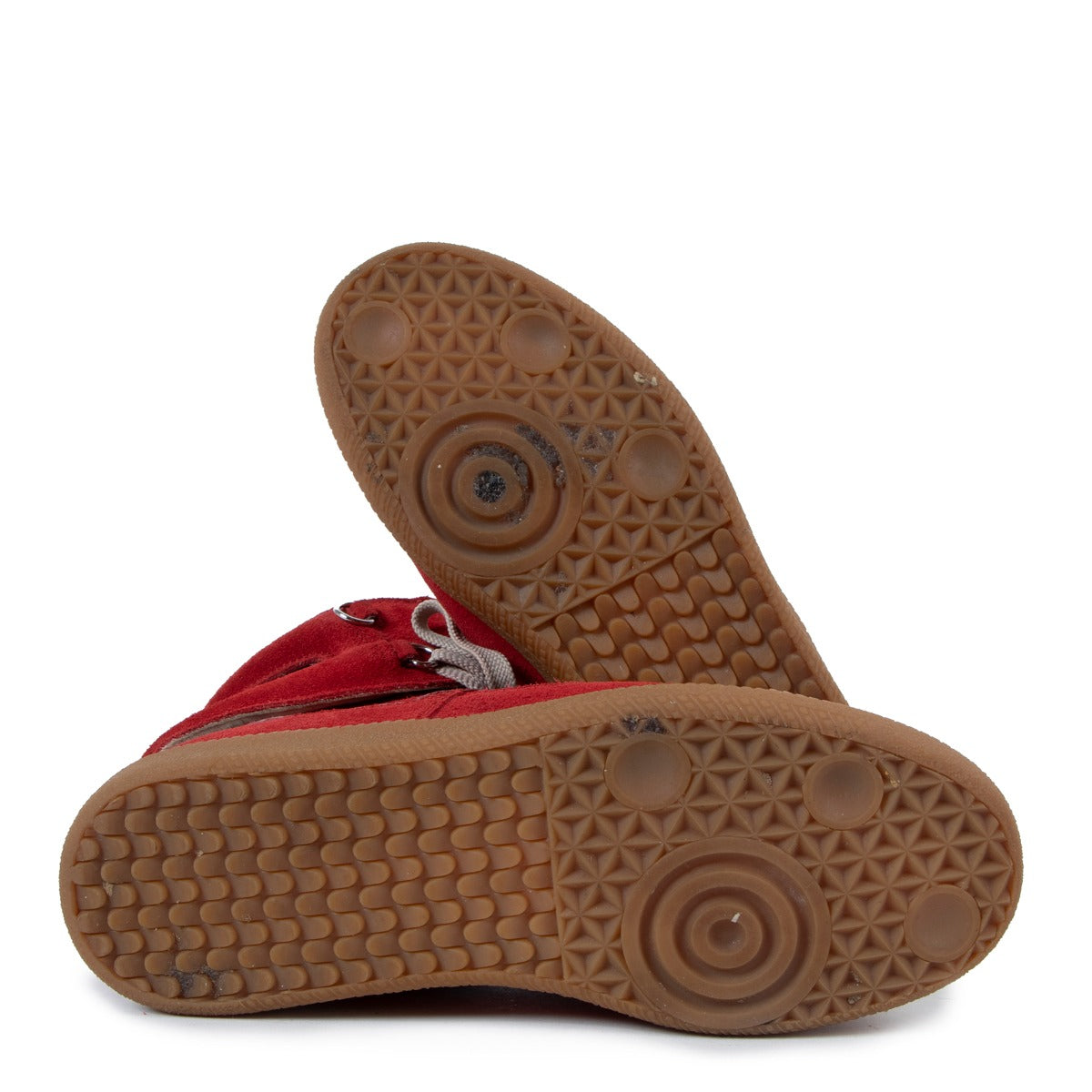 Maison Margiela Lente/Zomer 2015 Rode Hoge Sneakers - Maat 37,5