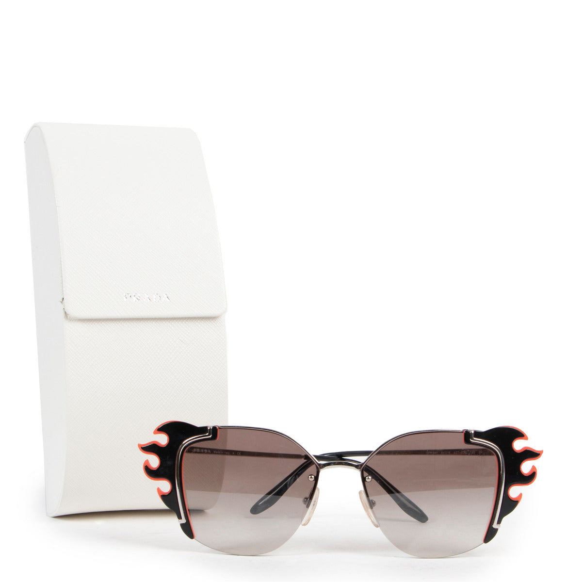 Prada Flame Cat-Eye Sunglasses