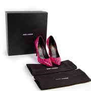 Saint Laurent Neon Pink Leopard Print Pumps - size 37.5 for the best price at labellov secondhand luxury in Antwerp
