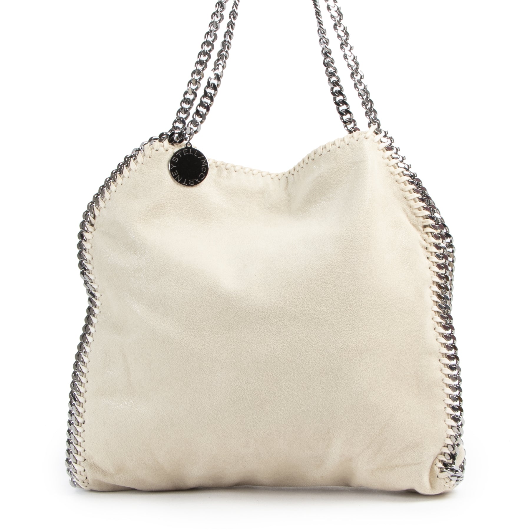 Stella McCartney Beige Falabella Shoulder Bag aan de beste prijs bij Labellov