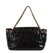 shop 100% authentic second hand Chanel Black Patent Leather Puzzle Shoulder Bag on Labellov.com