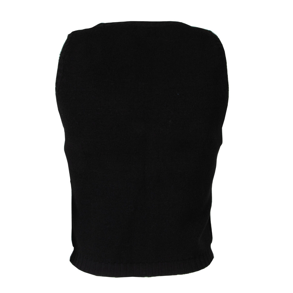 Débardeur en maille noir sans manches Prada - taille S