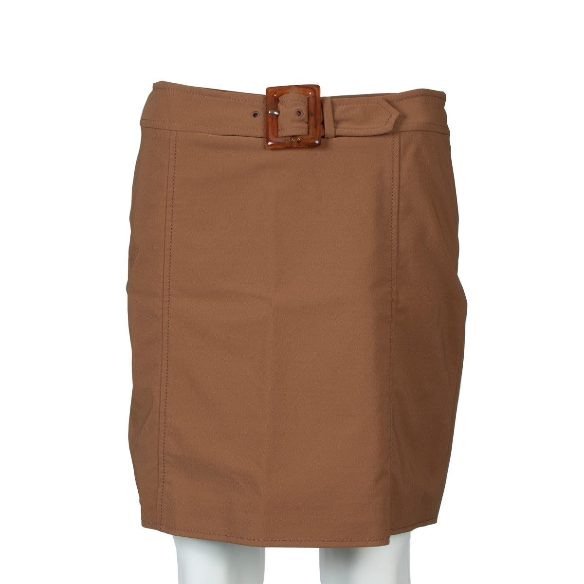 Prada Bruine Rok van Nylon & Spandex - maat 42