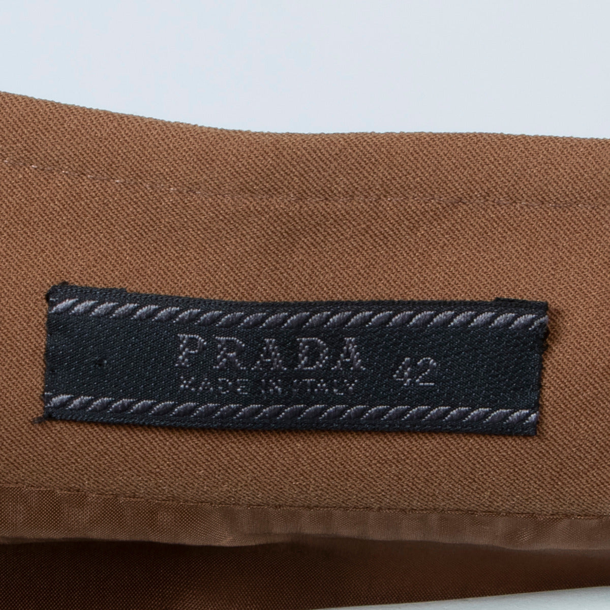 Prada Bruine Rok van Nylon & Spandex - maat 42