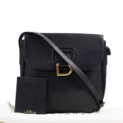 Delvaux Dark Blue Cross-body vintage Bag. Authentieke tweedehands Delvaux handtassen bij LabelLOV Antwerpen. Authentique seconde-main luxury en ligne webshop LabelLOV. Authentic preloved Delvaux handbags at LabelLOV Antwerp.
