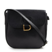 Delvaux Dark Blue Cross-body vintage Bag. Authentieke tweedehands Delvaux handtassen bij LabelLOV Antwerpen. Authentique seconde-main luxury en ligne webshop LabelLOV. Authentic preloved Delvaux handbags at LabelLOV Antwerp.