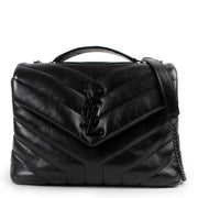 Authentic second hand Saint Laurent Black Loulou Small Chain Bag at Labellov