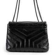 Authentic second hand Saint Laurent Black Loulou Small Chain Bag at Labellov