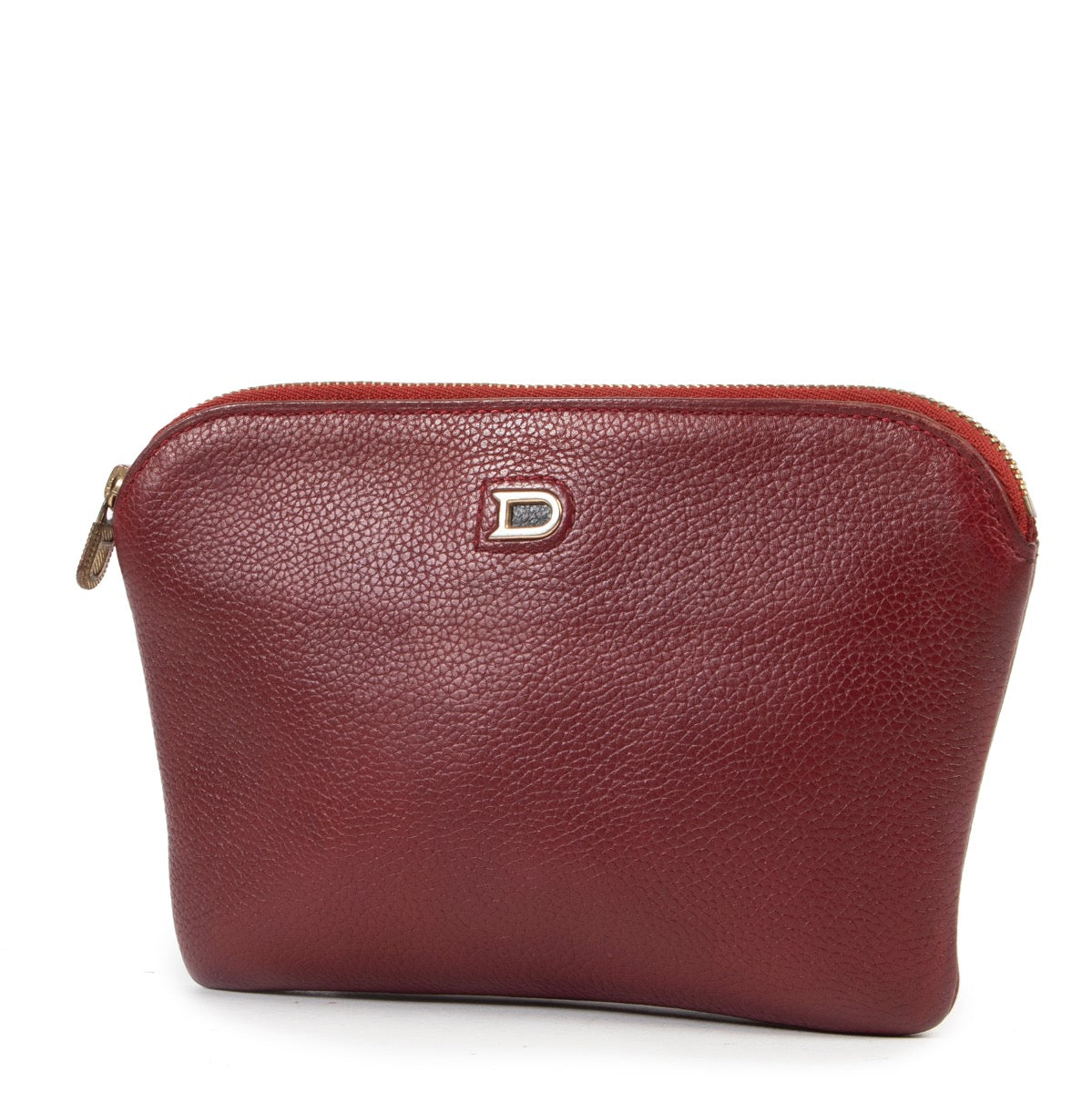 Achetez en ligne second un pochette Delvaux Burgundy authentique.