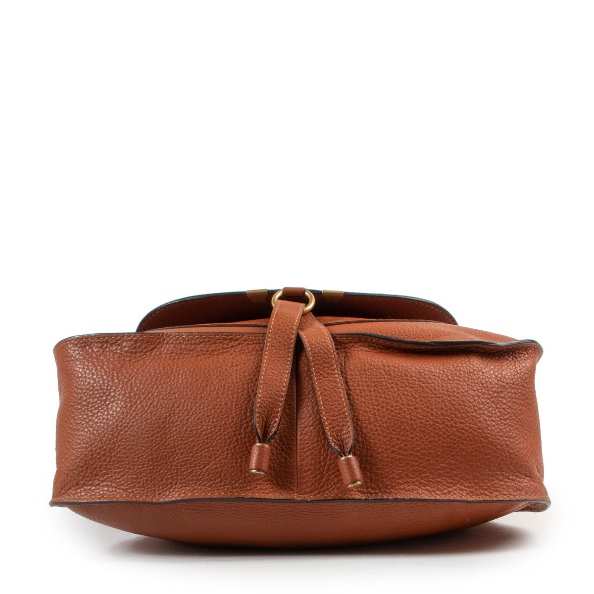 Chloé Marcie Medium Chestnut Brown Shoulder Bag