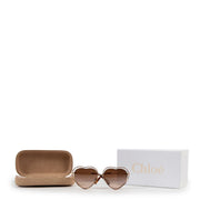 shop safe online secondhand Chloe Poppy Heart-Shaped Sunglasses