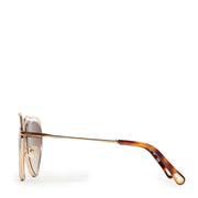 koop veilig online jou tweedehands Chloe Poppy Heart-Shaped Sunglasses