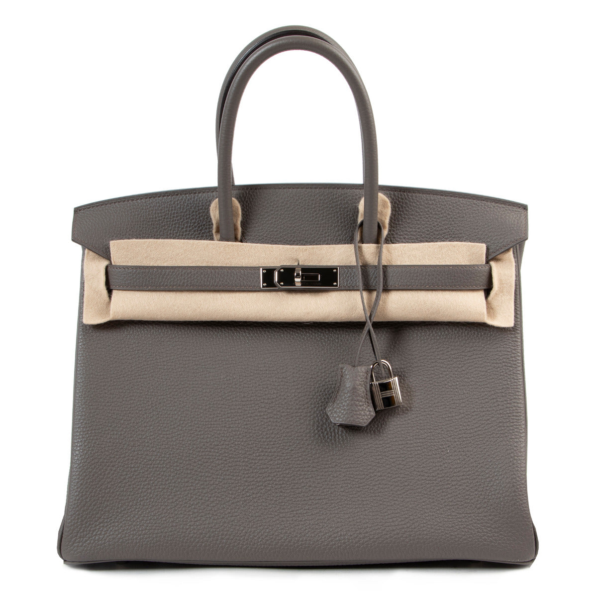 Hermès Birkin 35 Togo Etain PHW