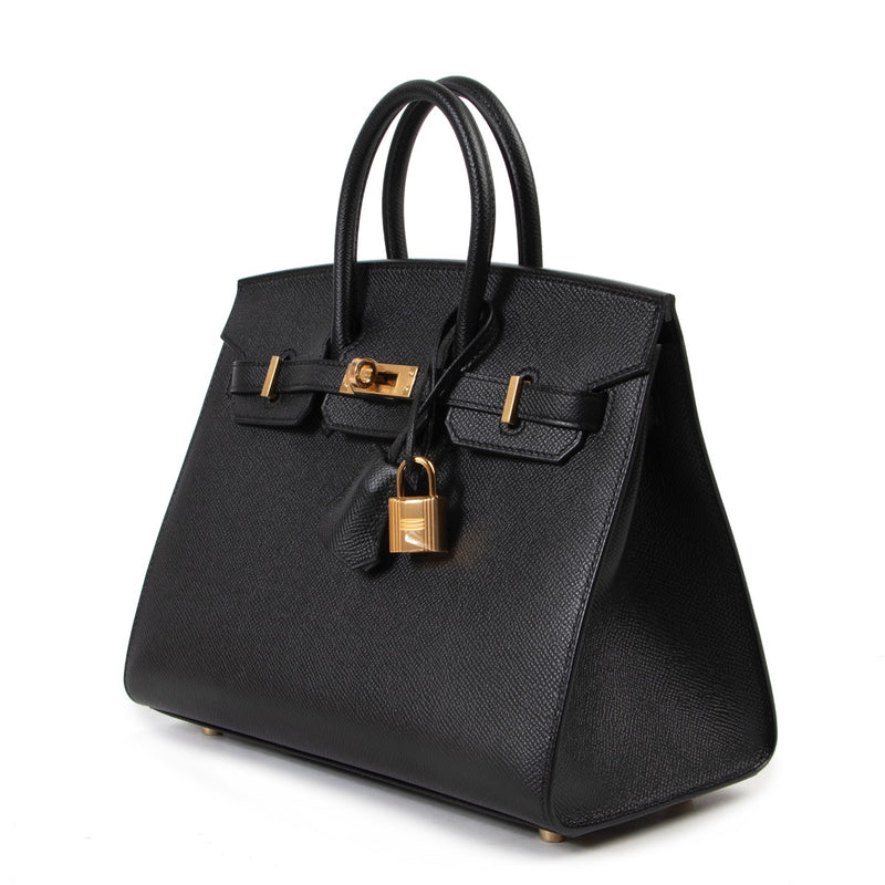 2024 Hermès Birkin 25 Black Epsom GHW
