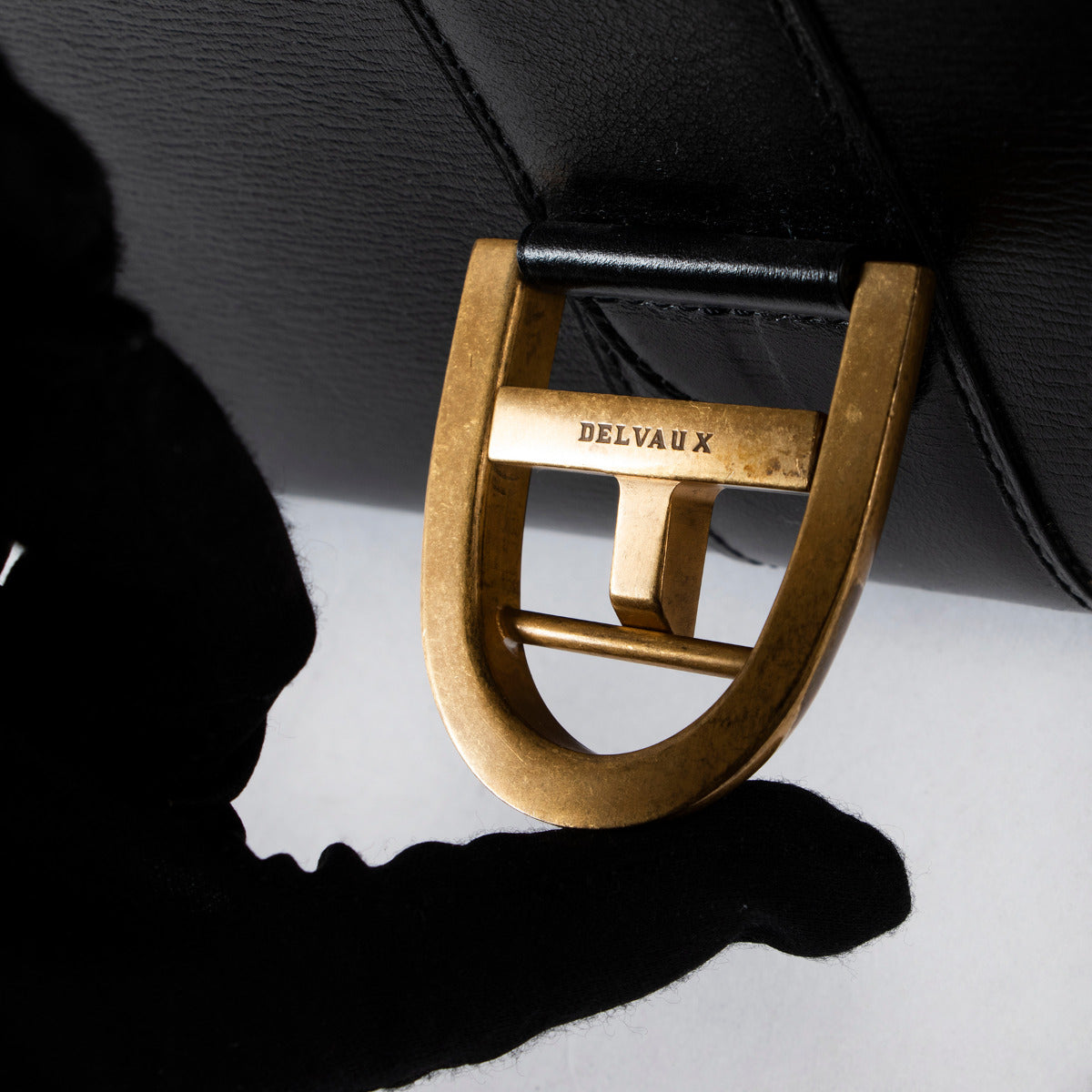 Delvaux Brillant Noir PM GHW Pièce de collection 1958