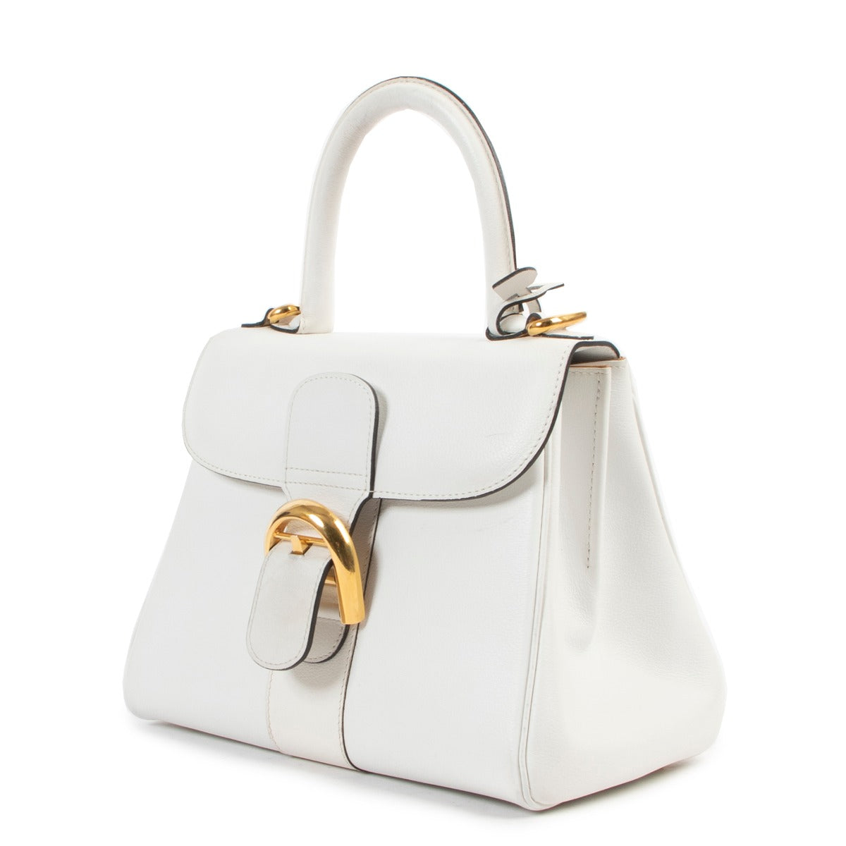 Delvaux White Leather Brillant PM at Labellov online or in store available for a reasonable price and in good condition. Get them now!