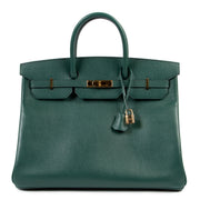 Hermès Birkin 40 Vert Clair Veau Ardennes GHW for the best price at Labellov secondhand luxury in Antwerp Belgium
