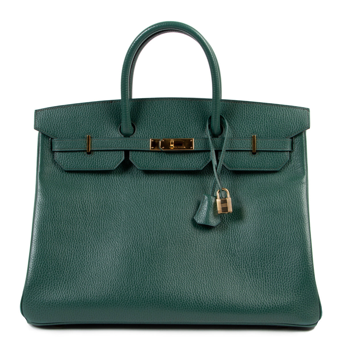 Hermès Birkin 40 Vert Clair Veau Ardennes GHW for the best price at Labellov secondhand luxury in Antwerp Belgium