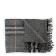 Buy Second hand Vintage Burberry Wool Cashmere Scarf grey at Labellov