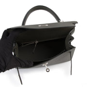 Hermès Kelly 25 Epsom Veau Vert de Gris PHW
