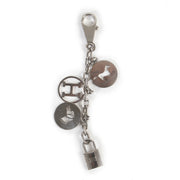 Authentieke Tweedehands Hermès Breloque Olga Silver Palladium Charm juiste prijs veilig online shoppen luxe merken webshop winkelen Antwerpen België mode fashion