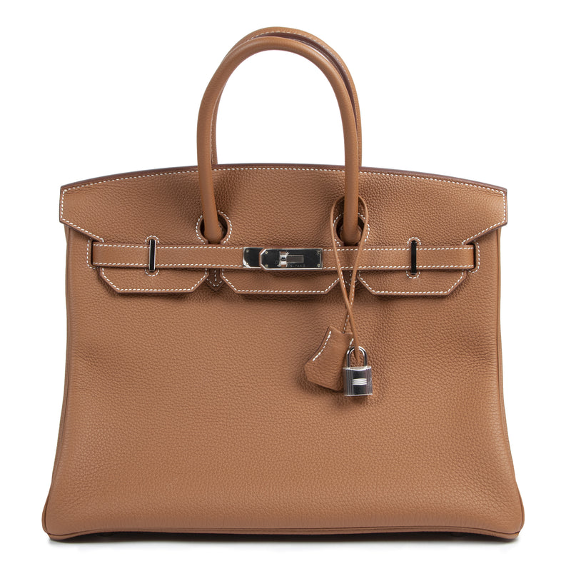 *Never Used* Hermes Birkin 35 Togo Gold PHW