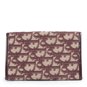 Dior Bordeaux Oblique-Jacquard Passport Holder pour le meilleur prix chez Labellov à Anvers