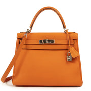 Hermes Kelly 28 Togo Orange PHW