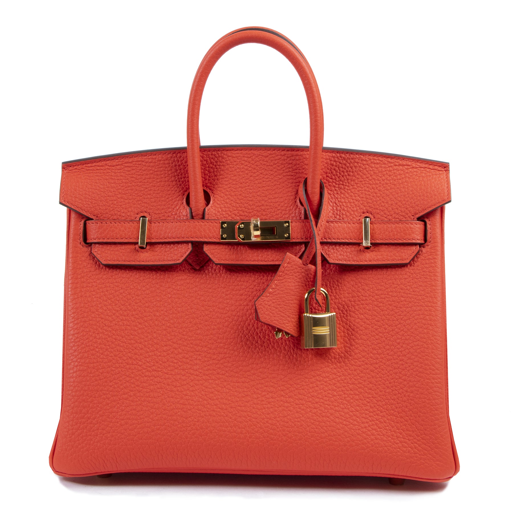Hermes Birkin 25 Capucine Togo GHW