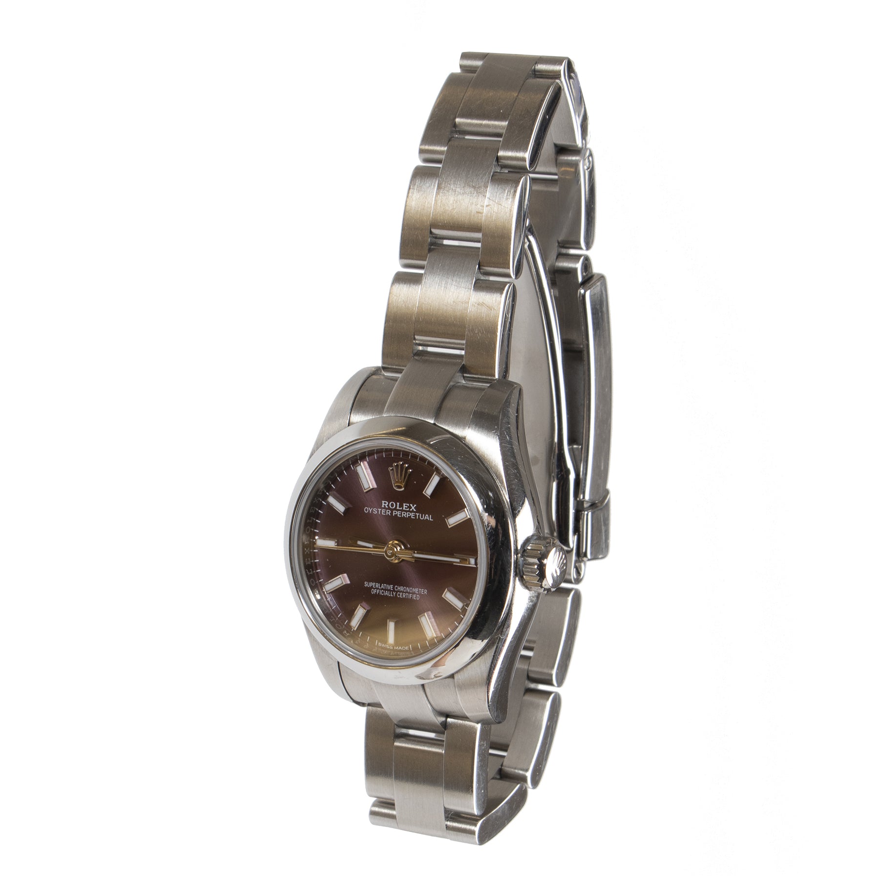 rolex oyster red grape