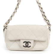 Chanel Mini Short Beige Classic Flap Bag aan de beste prijs bij Labellov