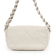 Chanel Mini Short Beige Classic Flap Bag