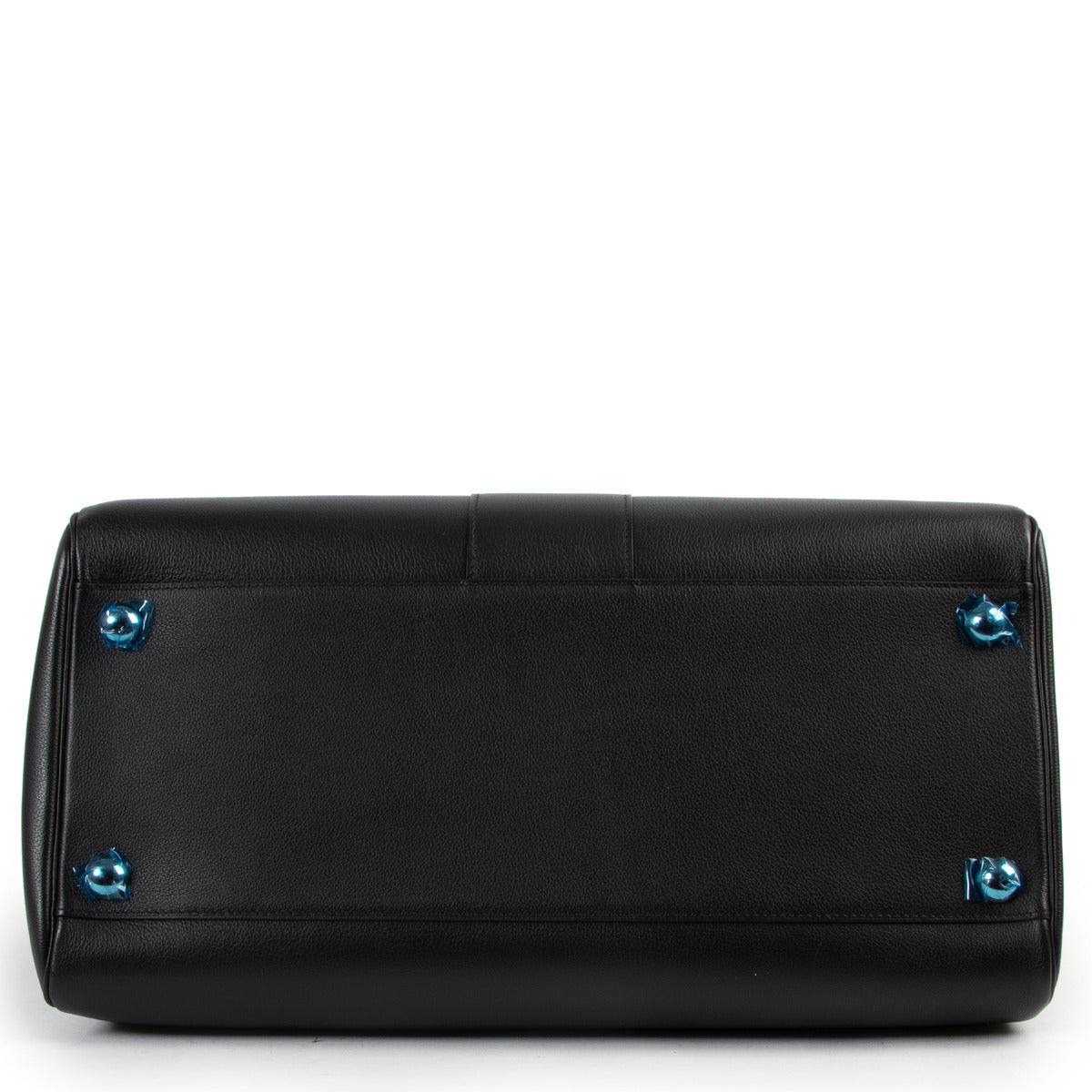 Delvaux Black Brillant Double Poignée Sellier
