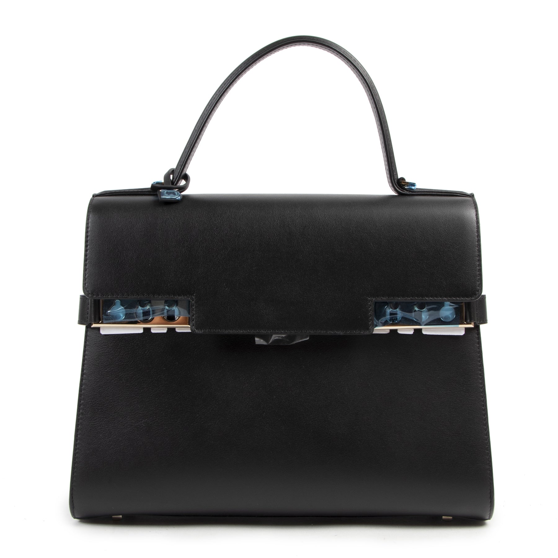 shop safe online Delvaux Tempête GM Black Calf Souple