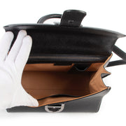koop veilig online Delvaux Black Rodéo Calf Brillant MM